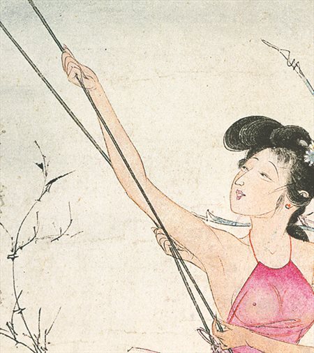 涞源-胡也佛的仕女画和最知名的金瓶梅秘戏图